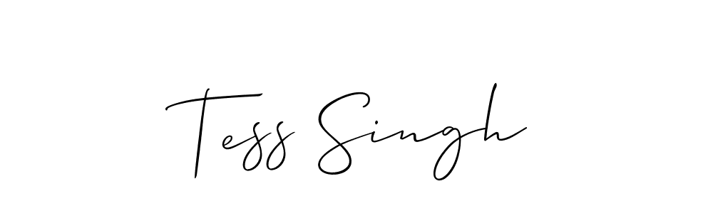 Best and Professional Signature Style for Tess Singh. Allison_Script Best Signature Style Collection. Tess Singh signature style 2 images and pictures png