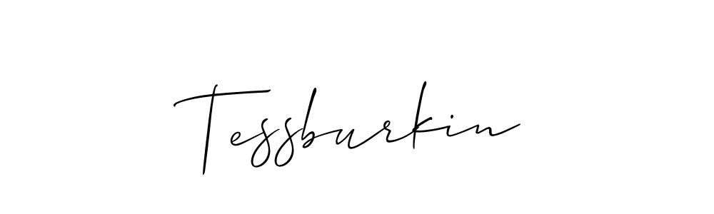 Best and Professional Signature Style for Tessburkin. Allison_Script Best Signature Style Collection. Tessburkin signature style 2 images and pictures png