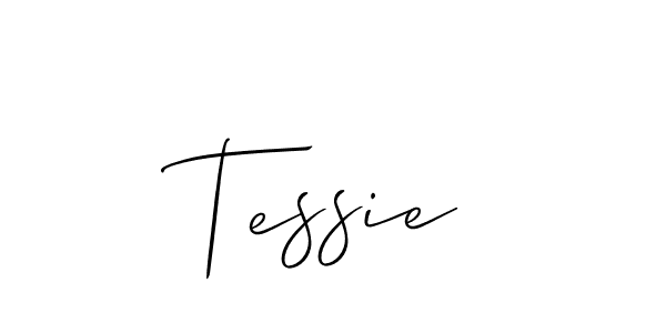 It looks lik you need a new signature style for name Tessie. Design unique handwritten (Allison_Script) signature with our free signature maker in just a few clicks. Tessie signature style 2 images and pictures png