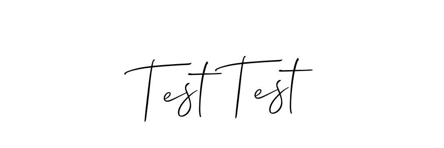 Once you've used our free online signature maker to create your best signature Allison_Script style, it's time to enjoy all of the benefits that Test Test name signing documents. Test Test signature style 2 images and pictures png