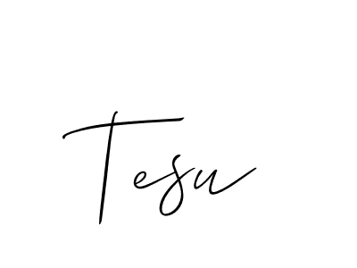 Make a beautiful signature design for name Tesu. Use this online signature maker to create a handwritten signature for free. Tesu signature style 2 images and pictures png