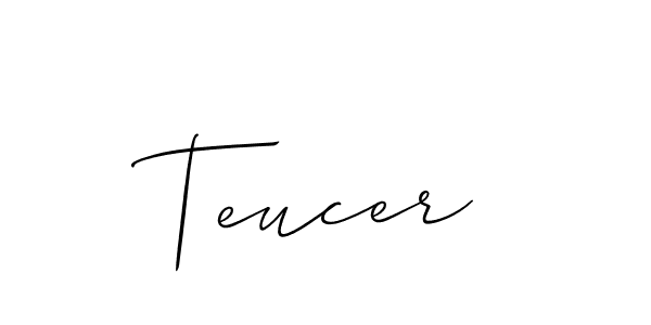 It looks lik you need a new signature style for name Teucer. Design unique handwritten (Allison_Script) signature with our free signature maker in just a few clicks. Teucer signature style 2 images and pictures png