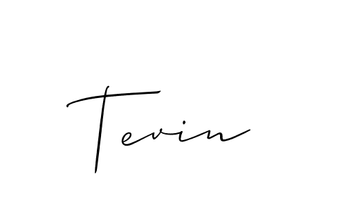 Once you've used our free online signature maker to create your best signature Allison_Script style, it's time to enjoy all of the benefits that Tevin name signing documents. Tevin signature style 2 images and pictures png