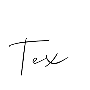 Tex stylish signature style. Best Handwritten Sign (Allison_Script) for my name. Handwritten Signature Collection Ideas for my name Tex. Tex signature style 2 images and pictures png
