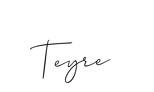 Best and Professional Signature Style for Teyre. Allison_Script Best Signature Style Collection. Teyre signature style 2 images and pictures png