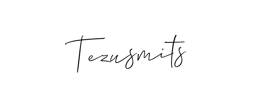 if you are searching for the best signature style for your name Tezusmits. so please give up your signature search. here we have designed multiple signature styles  using Allison_Script. Tezusmits signature style 2 images and pictures png