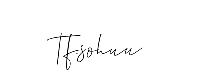 Make a beautiful signature design for name Tf.sohuu. Use this online signature maker to create a handwritten signature for free. Tf.sohuu signature style 2 images and pictures png