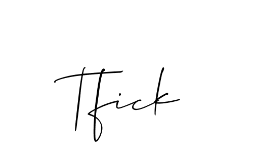 This is the best signature style for the Tfick name. Also you like these signature font (Allison_Script). Mix name signature. Tfick signature style 2 images and pictures png