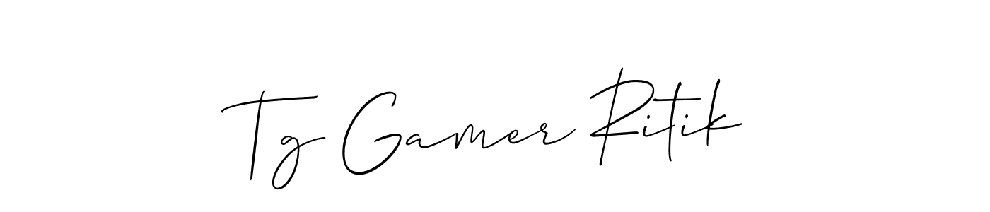This is the best signature style for the Tg Gamer Ritik name. Also you like these signature font (Allison_Script). Mix name signature. Tg Gamer Ritik signature style 2 images and pictures png
