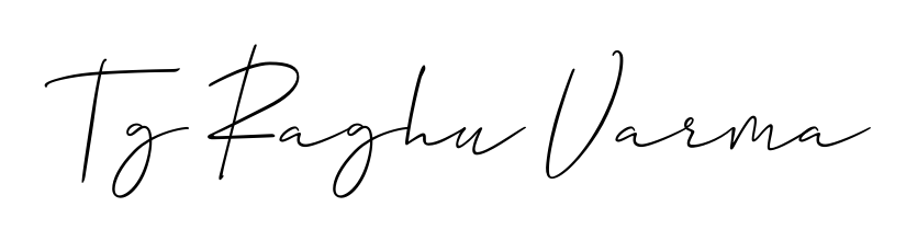 Make a beautiful signature design for name Tg Raghu Varma. Use this online signature maker to create a handwritten signature for free. Tg Raghu Varma signature style 2 images and pictures png