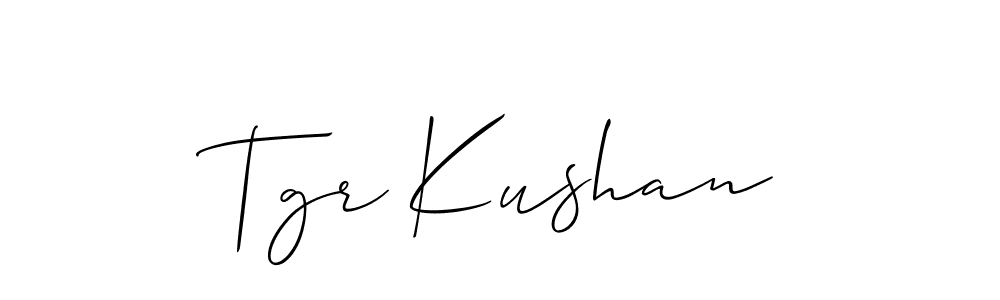 You can use this online signature creator to create a handwritten signature for the name Tgr Kushan. This is the best online autograph maker. Tgr Kushan signature style 2 images and pictures png