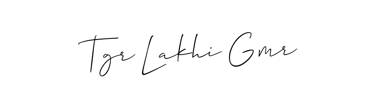 This is the best signature style for the Tgr Lakhi Gmr name. Also you like these signature font (Allison_Script). Mix name signature. Tgr Lakhi Gmr signature style 2 images and pictures png