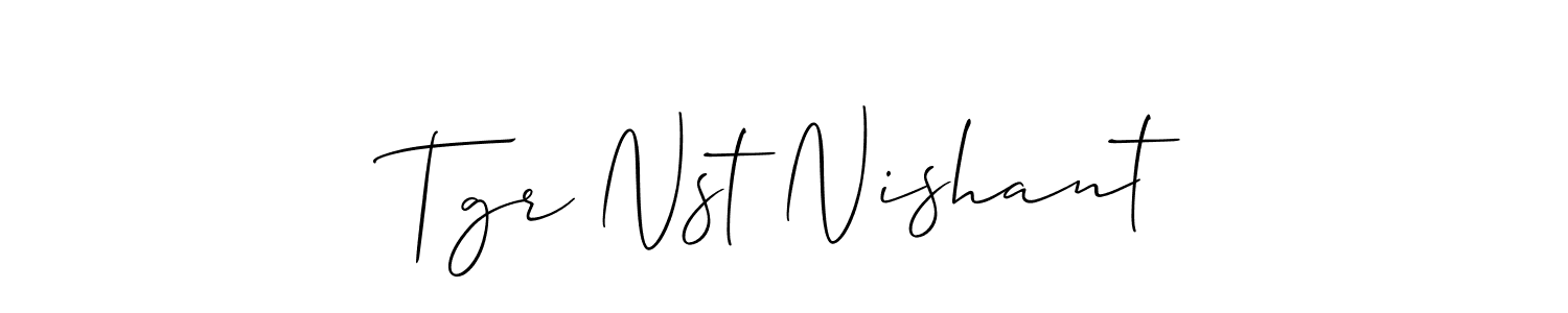 Here are the top 10 professional signature styles for the name Tgr Nst Nishant. These are the best autograph styles you can use for your name. Tgr Nst Nishant signature style 2 images and pictures png