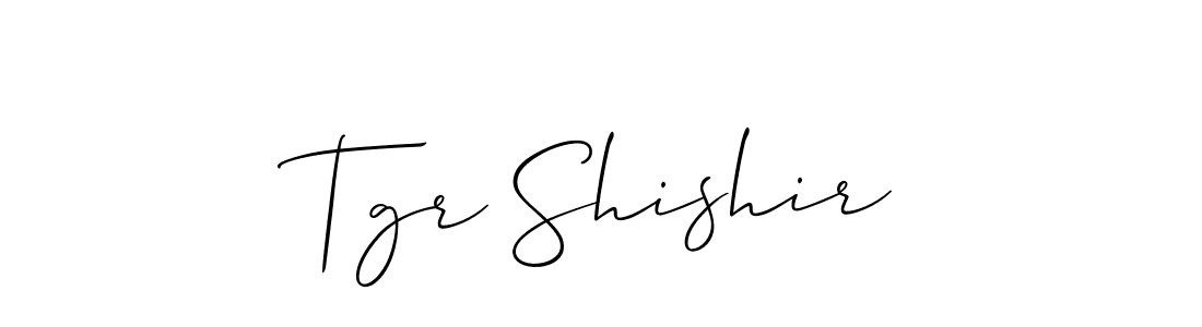 Make a beautiful signature design for name Tgr Shishir. Use this online signature maker to create a handwritten signature for free. Tgr Shishir signature style 2 images and pictures png