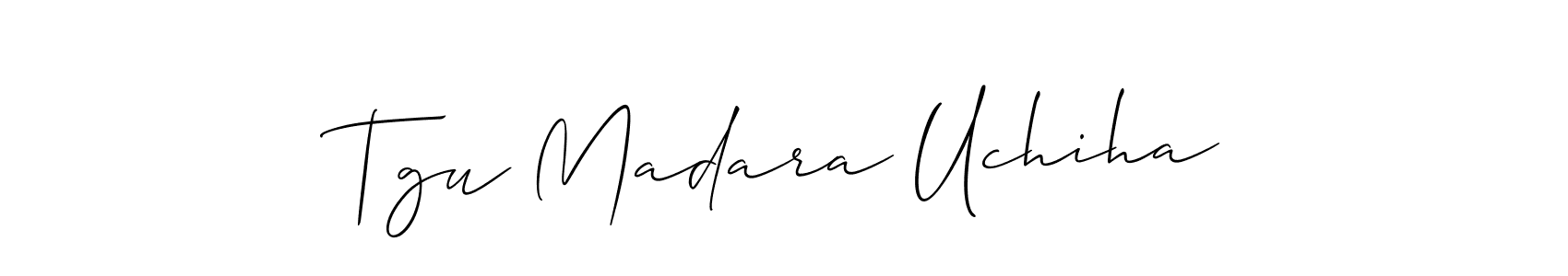 Tgu Madara Uchiha stylish signature style. Best Handwritten Sign (Allison_Script) for my name. Handwritten Signature Collection Ideas for my name Tgu Madara Uchiha. Tgu Madara Uchiha signature style 2 images and pictures png