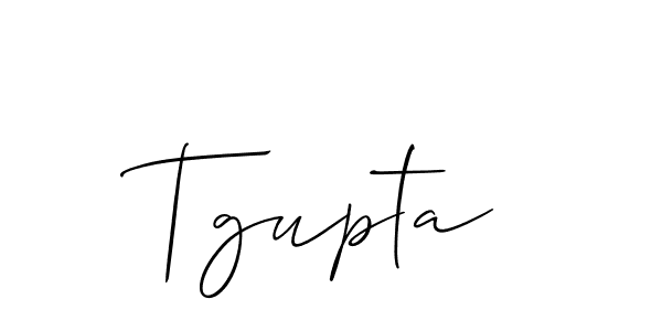 Best and Professional Signature Style for Tgupta. Allison_Script Best Signature Style Collection. Tgupta signature style 2 images and pictures png