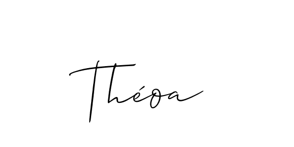 if you are searching for the best signature style for your name Théoa. so please give up your signature search. here we have designed multiple signature styles  using Allison_Script. Théoa signature style 2 images and pictures png