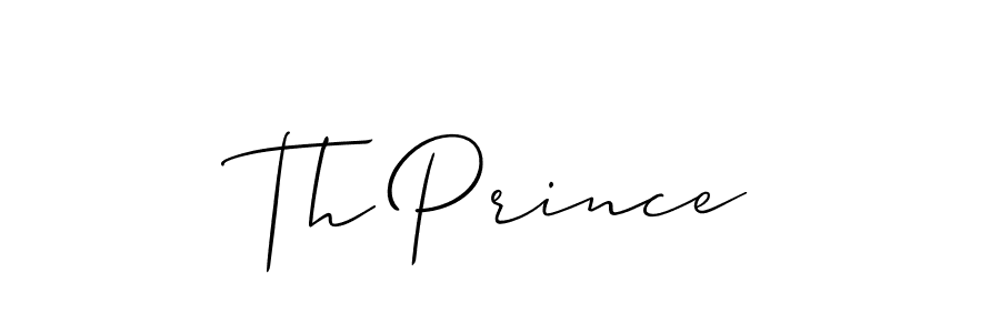 Also You can easily find your signature by using the search form. We will create Th Prince name handwritten signature images for you free of cost using Allison_Script sign style. Th Prince signature style 2 images and pictures png
