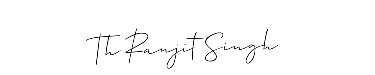 Make a beautiful signature design for name Th Ranjit Singh. Use this online signature maker to create a handwritten signature for free. Th Ranjit Singh signature style 2 images and pictures png