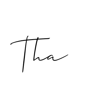 Tha stylish signature style. Best Handwritten Sign (Allison_Script) for my name. Handwritten Signature Collection Ideas for my name Tha. Tha signature style 2 images and pictures png