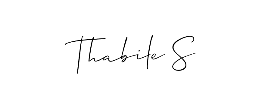 Make a beautiful signature design for name Thabile S. Use this online signature maker to create a handwritten signature for free. Thabile S signature style 2 images and pictures png