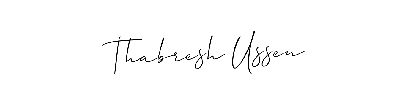 Best and Professional Signature Style for Thabresh Ussen. Allison_Script Best Signature Style Collection. Thabresh Ussen signature style 2 images and pictures png
