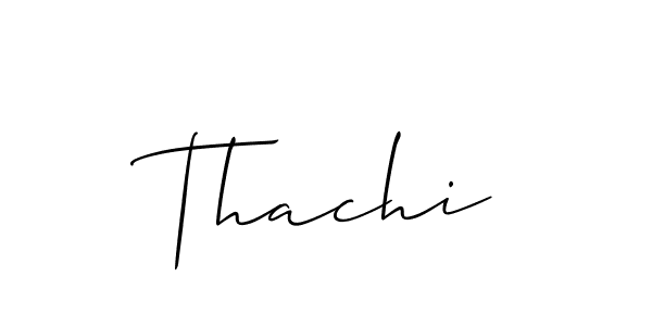 How to make Thachi name signature. Use Allison_Script style for creating short signs online. This is the latest handwritten sign. Thachi signature style 2 images and pictures png