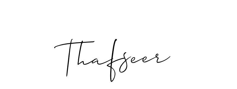 Similarly Allison_Script is the best handwritten signature design. Signature creator online .You can use it as an online autograph creator for name Thafseer. Thafseer signature style 2 images and pictures png