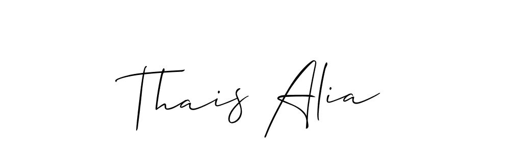 Best and Professional Signature Style for Thais Alia. Allison_Script Best Signature Style Collection. Thais Alia signature style 2 images and pictures png