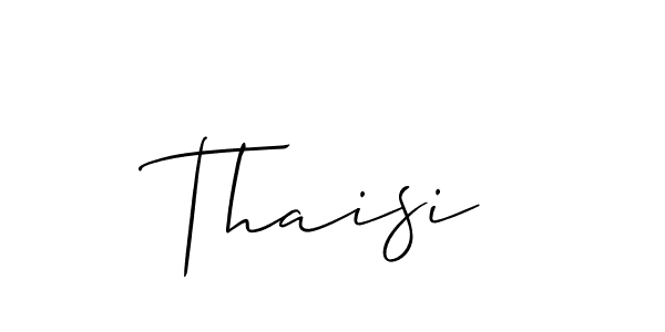 Make a beautiful signature design for name Thaisi. Use this online signature maker to create a handwritten signature for free. Thaisi signature style 2 images and pictures png