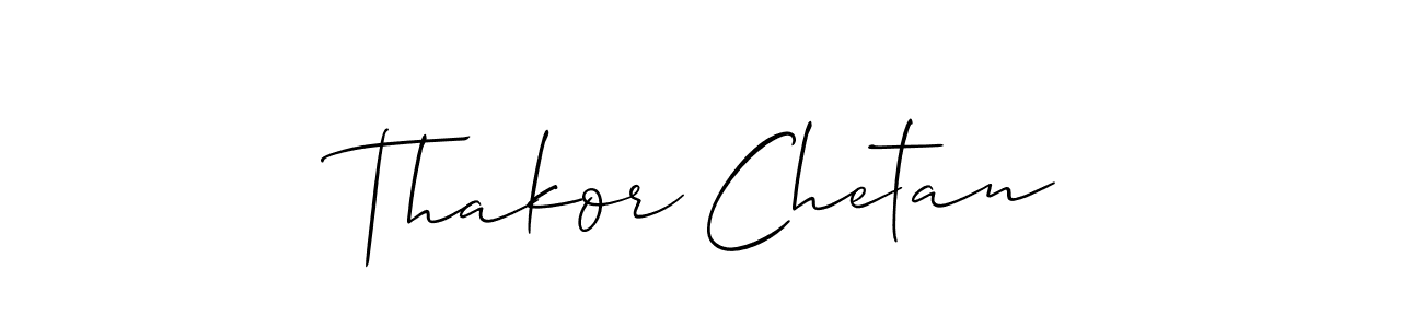 Best and Professional Signature Style for Thakor Chetan. Allison_Script Best Signature Style Collection. Thakor Chetan signature style 2 images and pictures png