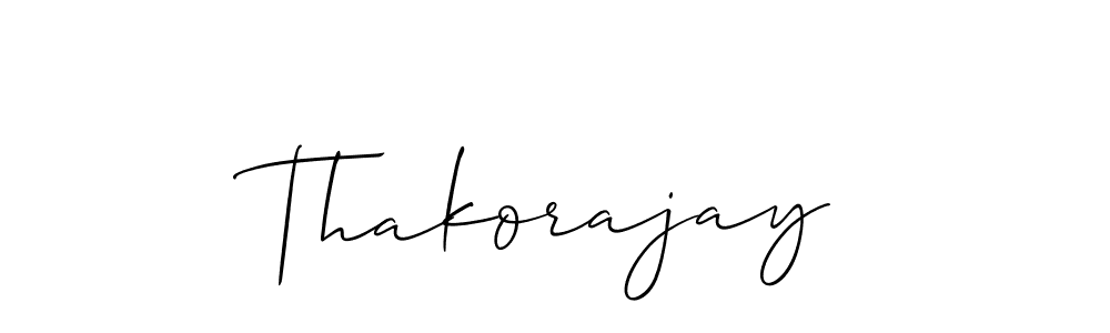 You should practise on your own different ways (Allison_Script) to write your name (Thakorajay) in signature. don't let someone else do it for you. Thakorajay signature style 2 images and pictures png