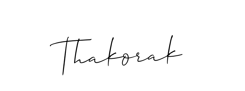 You should practise on your own different ways (Allison_Script) to write your name (Thakorak) in signature. don't let someone else do it for you. Thakorak signature style 2 images and pictures png