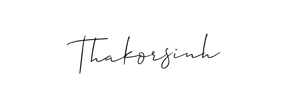 You should practise on your own different ways (Allison_Script) to write your name (Thakorsinh) in signature. don't let someone else do it for you. Thakorsinh signature style 2 images and pictures png