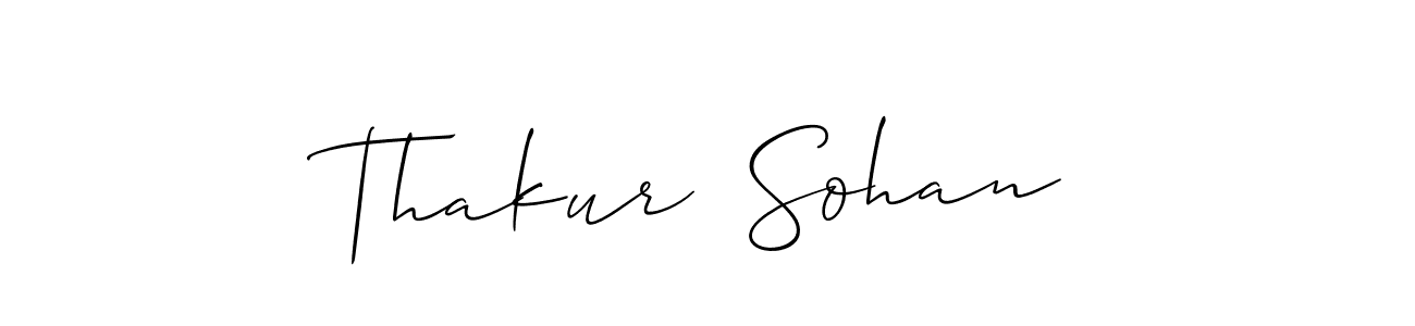 Best and Professional Signature Style for Thakur  Sohan. Allison_Script Best Signature Style Collection. Thakur  Sohan signature style 2 images and pictures png