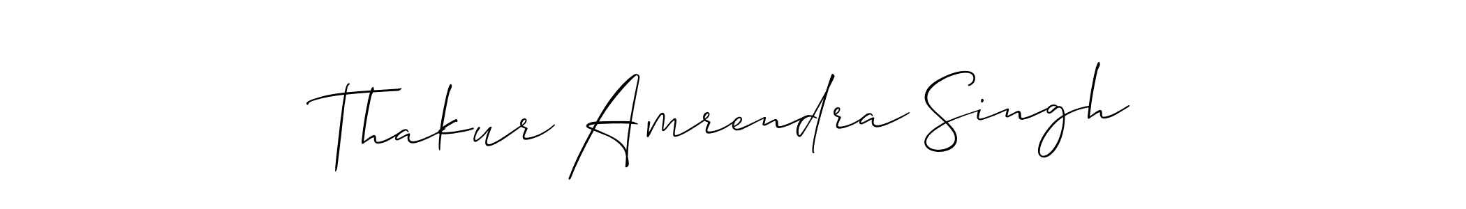 You should practise on your own different ways (Allison_Script) to write your name (Thakur Amrendra Singh) in signature. don't let someone else do it for you. Thakur Amrendra Singh signature style 2 images and pictures png