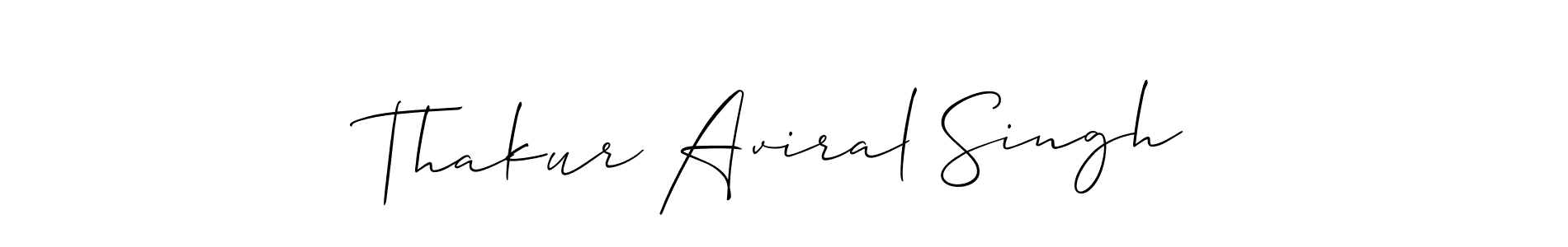The best way (Allison_Script) to make a short signature is to pick only two or three words in your name. The name Thakur Aviral Singh include a total of six letters. For converting this name. Thakur Aviral Singh signature style 2 images and pictures png