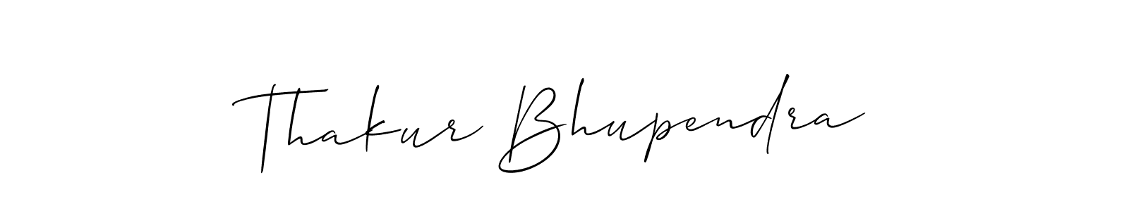 Also You can easily find your signature by using the search form. We will create Thakur Bhupendra name handwritten signature images for you free of cost using Allison_Script sign style. Thakur Bhupendra signature style 2 images and pictures png