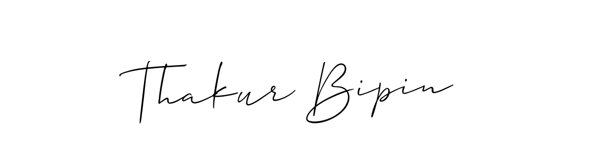 How to make Thakur Bipin name signature. Use Allison_Script style for creating short signs online. This is the latest handwritten sign. Thakur Bipin signature style 2 images and pictures png