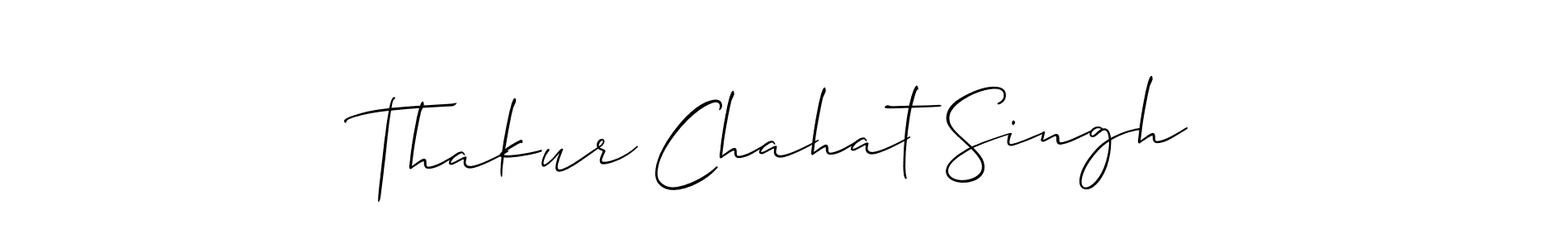 The best way (Allison_Script) to make a short signature is to pick only two or three words in your name. The name Thakur Chahat Singh include a total of six letters. For converting this name. Thakur Chahat Singh signature style 2 images and pictures png