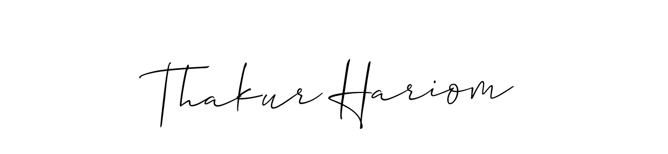 Best and Professional Signature Style for Thakur Hariom. Allison_Script Best Signature Style Collection. Thakur Hariom signature style 2 images and pictures png