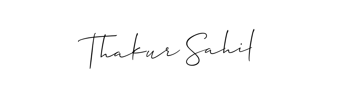 You should practise on your own different ways (Allison_Script) to write your name (Thakur Sahil) in signature. don't let someone else do it for you. Thakur Sahil signature style 2 images and pictures png