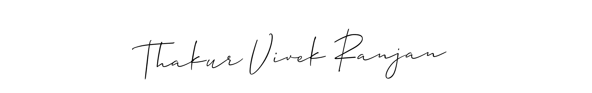 Make a beautiful signature design for name Thakur Vivek Ranjan. Use this online signature maker to create a handwritten signature for free. Thakur Vivek Ranjan signature style 2 images and pictures png