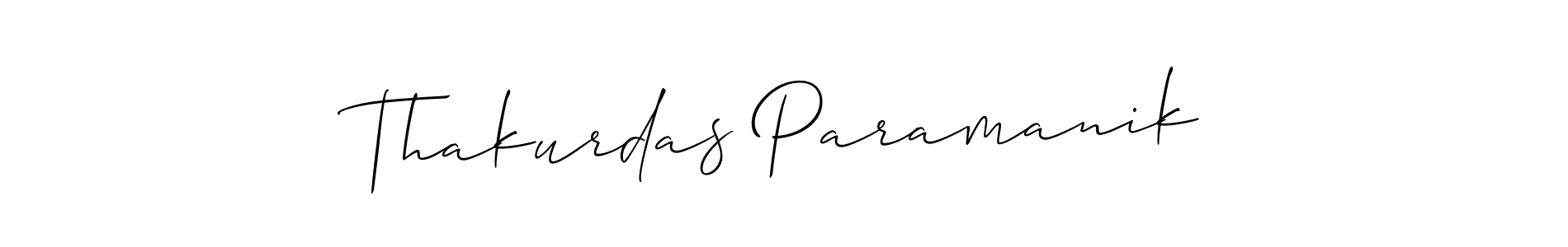 Make a beautiful signature design for name Thakurdas Paramanik. Use this online signature maker to create a handwritten signature for free. Thakurdas Paramanik signature style 2 images and pictures png