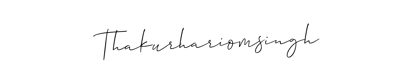 Check out images of Autograph of Thakurhariomsingh name. Actor Thakurhariomsingh Signature Style. Allison_Script is a professional sign style online. Thakurhariomsingh signature style 2 images and pictures png