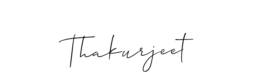 How to Draw Thakurjeet signature style? Allison_Script is a latest design signature styles for name Thakurjeet. Thakurjeet signature style 2 images and pictures png