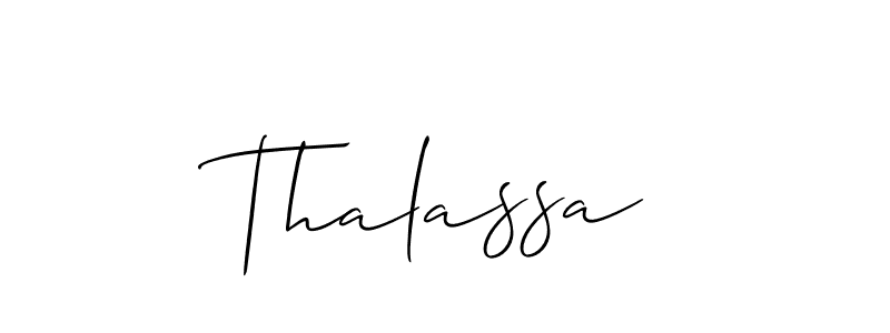 It looks lik you need a new signature style for name Thalassa. Design unique handwritten (Allison_Script) signature with our free signature maker in just a few clicks. Thalassa signature style 2 images and pictures png