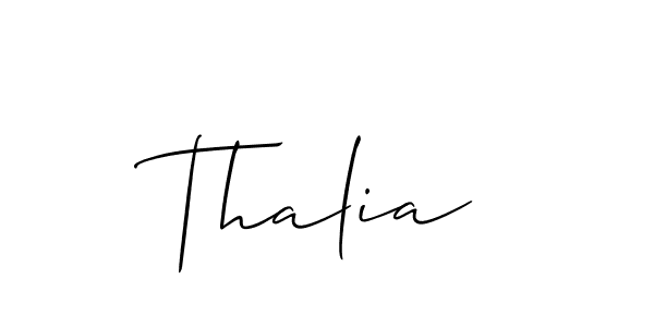 The best way (Allison_Script) to make a short signature is to pick only two or three words in your name. The name Thalia include a total of six letters. For converting this name. Thalia signature style 2 images and pictures png