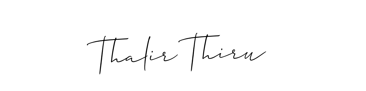 Once you've used our free online signature maker to create your best signature Allison_Script style, it's time to enjoy all of the benefits that Thalir Thiru name signing documents. Thalir Thiru signature style 2 images and pictures png