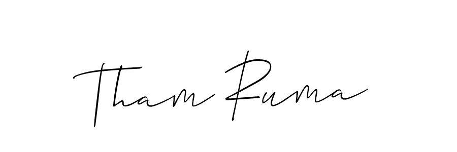 See photos of Tham Ruma official signature by Spectra . Check more albums & portfolios. Read reviews & check more about Allison_Script font. Tham Ruma signature style 2 images and pictures png